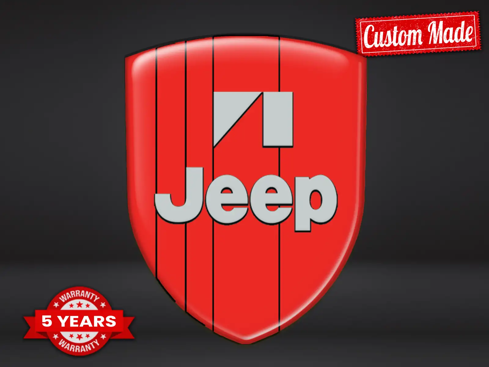 Jeep Decalcomanie Vetri Auto su Misura Eleganti Regolabili